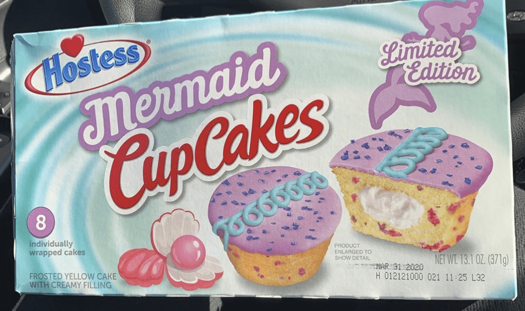 You Can Get Hostess Mermaid Cupcakes and I Am Swimming In Joy