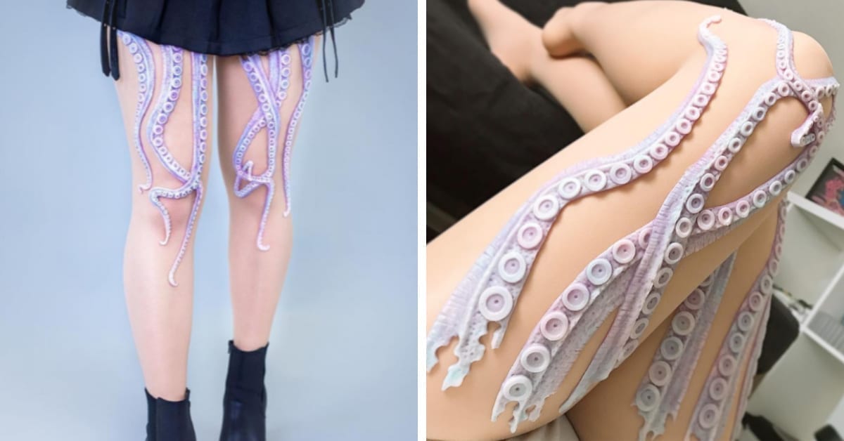 These Tentacle Tights Instantly Make You Look Like Ursula From The Little Mermaid