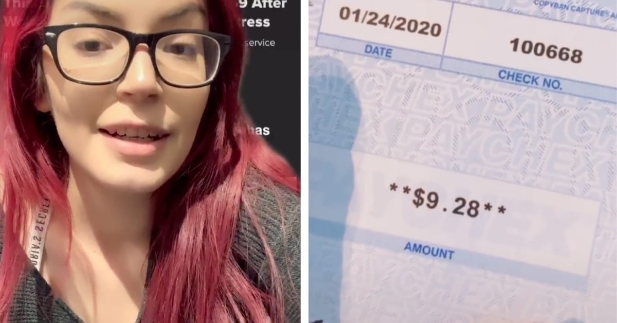 This Bartender Shared Her $9.28 Paycheck As A Reminder On The Importance Of Tipping