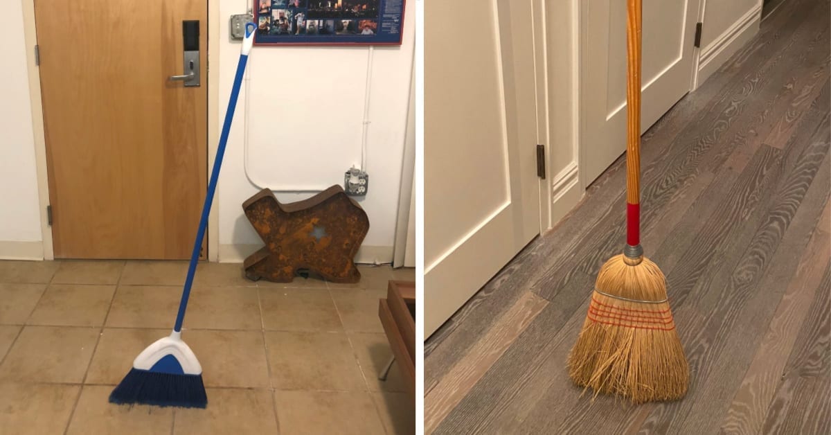 Brooms Are Standing Up On Their Own. Here’s Why