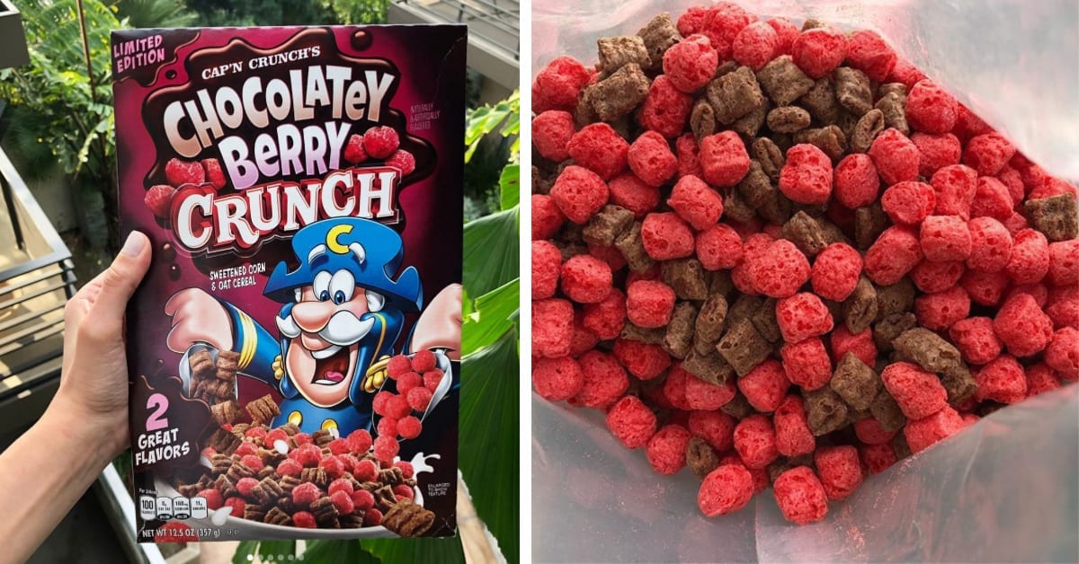 Cap’N Crunch’s Chocolatey Berry Crunch Cereal Is Back Just in Time for Valentine’s Day