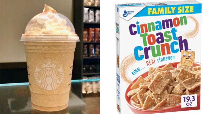 Here’s How to Order A Cinnamon Toast Crunch Frappuccino at Starbucks