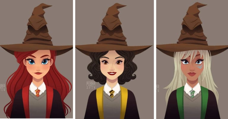 This Artist Sorted Disney Princesses Into Hogwarts Houses and It Is Magical