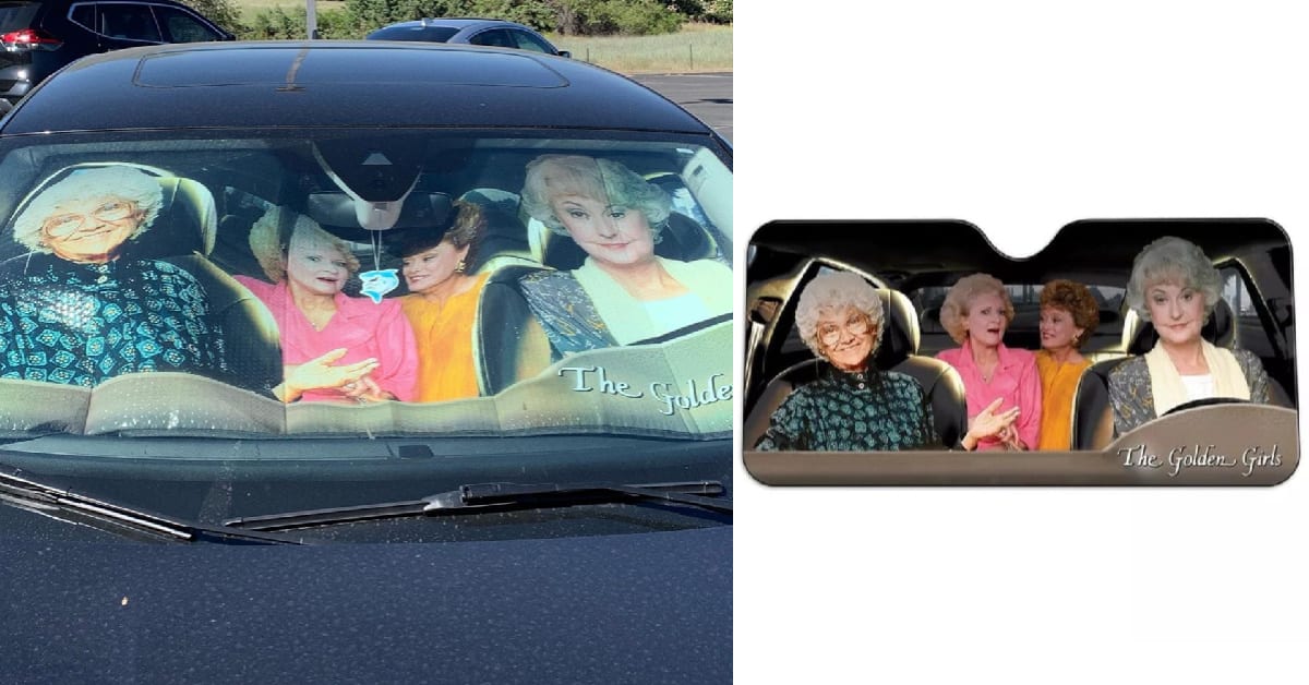 Your Can Keep Your Car Cool with This Golden Girls Windshield Sun Shade