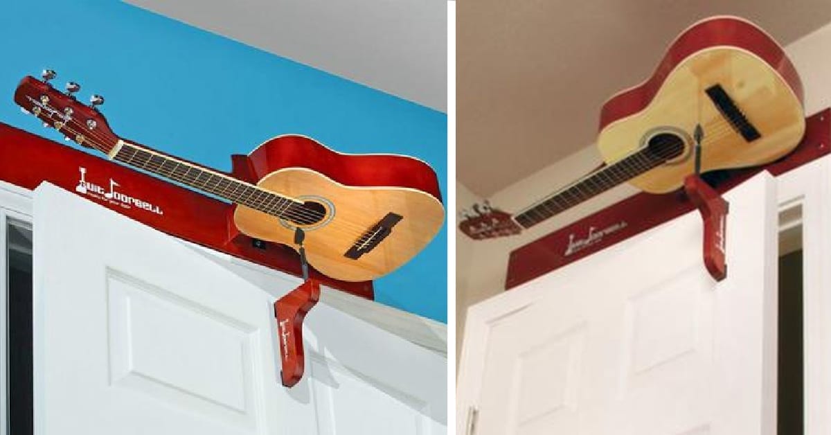 This Guitar Doorbell Strums A Real Guitar Every Time You Enter A Room