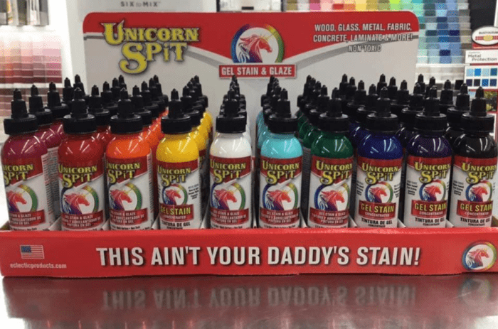 This 'Unicorn Spit' Gel Stain Can Turn Anything Into A Magical