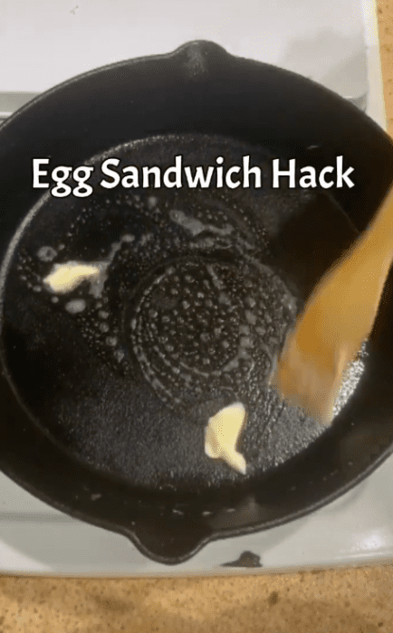 Tiktok Egg Sandwich