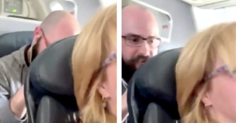 This Video Shows A Man Punching A Women’s Airplane Seat Repeatedly And I’m Siding With Her