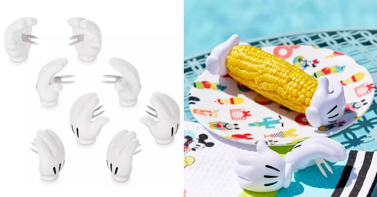 You Can Mickey Mouse Glove Corn Holders For The Most Magical Meal Ever