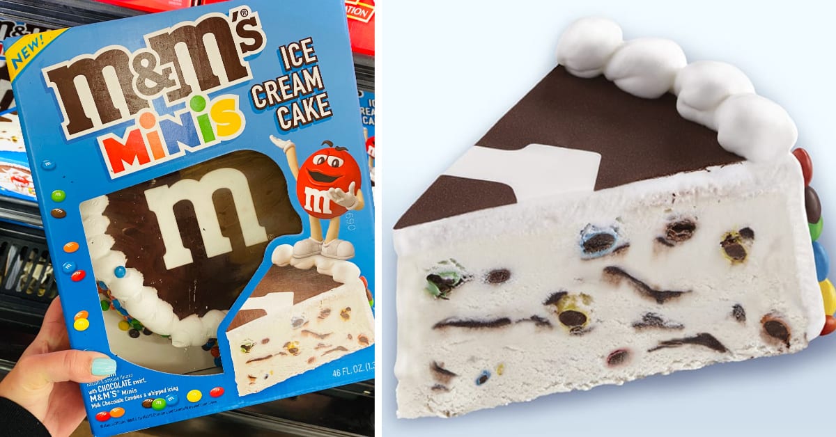 You Can Get M&M’s Ice Cream Cake Complete with A Layer of Mini M&M’s