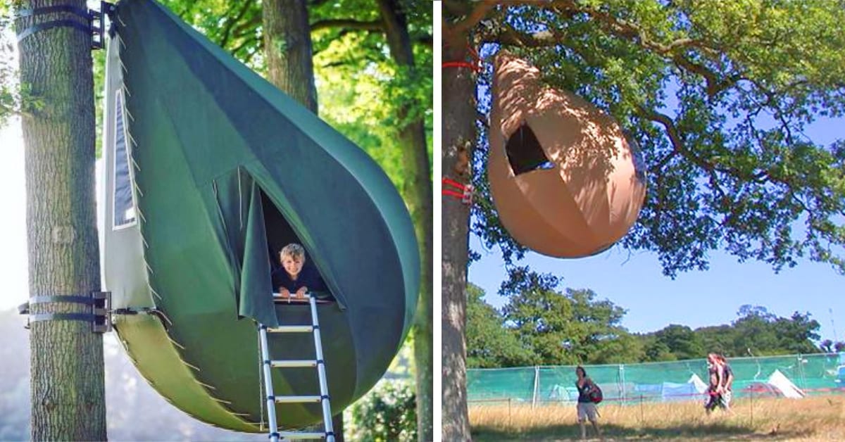 This Raindrop Shaped Tent Lets You Sleep In The Trees and I Need It