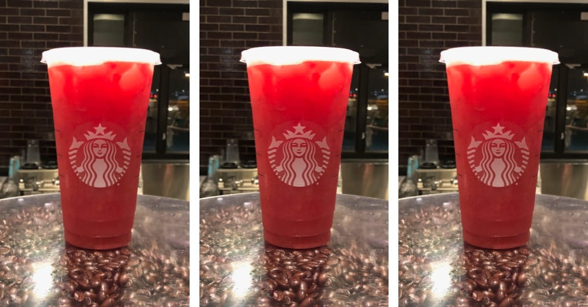You Can Get A Red Drink At Starbucks That Tastes Like A Strawberry Smoothie