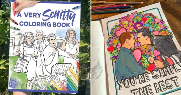 You Can Get A Schitt’s Creek Coloring Book For The Best Way To Take A Selfish