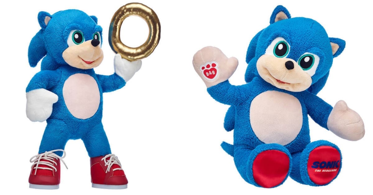 Build-A-Bear Just Released A Sonic The Hedgehog Bear