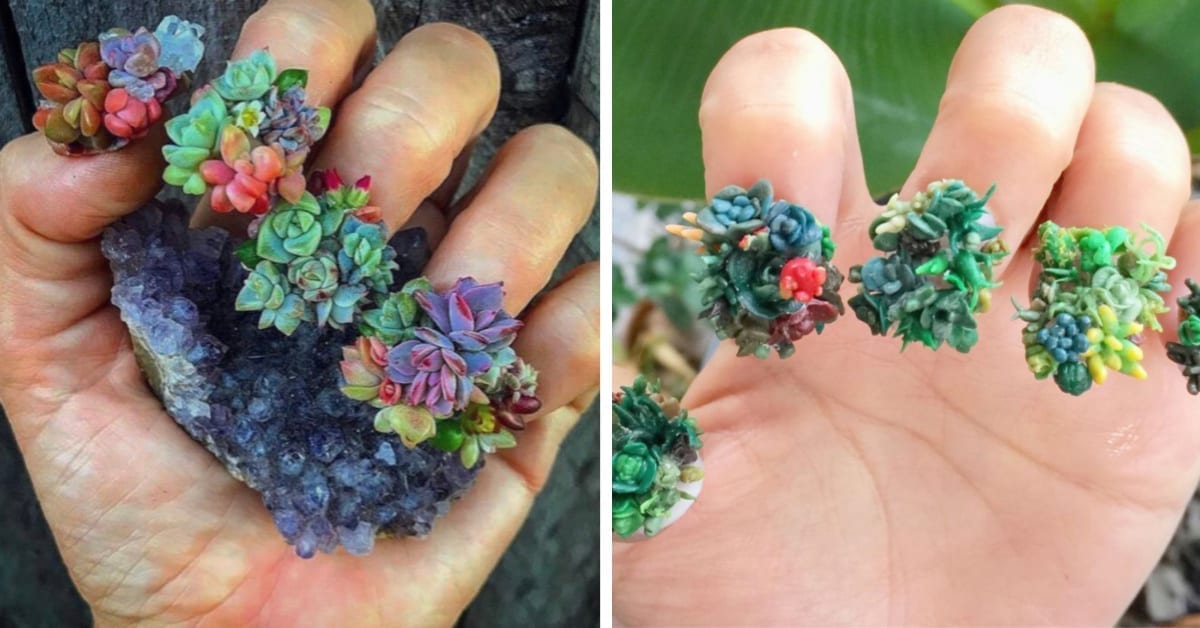 Succulent Nails Are The New Beauty Trend And I Kind Of Like Them