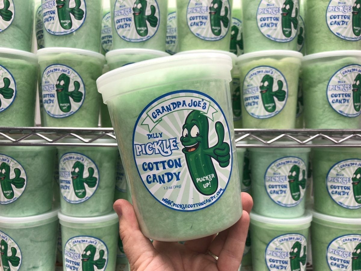 Dill Pickle Cotton Candy Exists And I Have To Try It