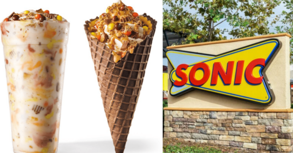 Sonic Has Two New Ice Cream Treats That Are Loaded With Peanut Butter and Reese’s Peanut Butter Cups