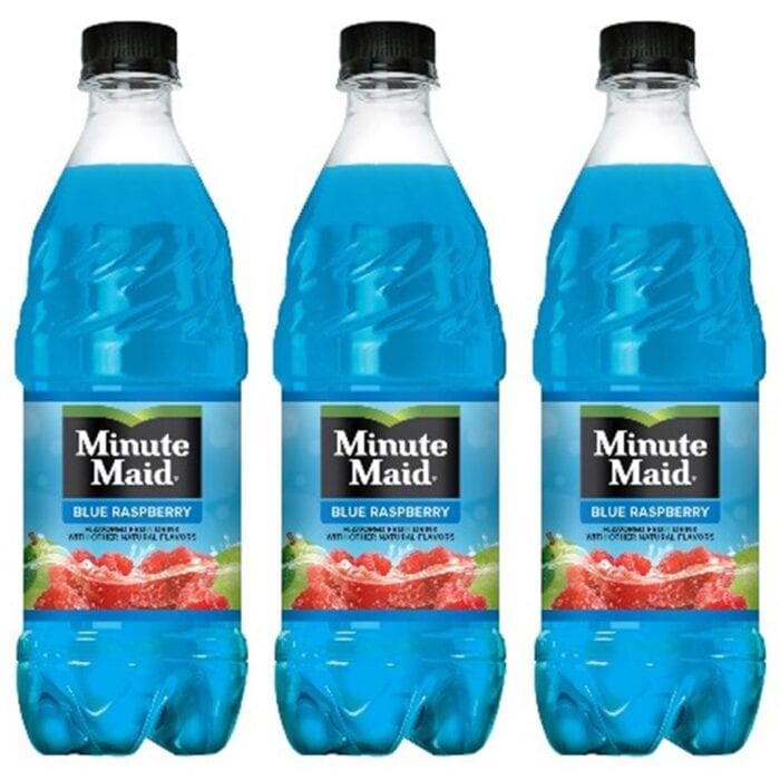 Minute Maid Released A New Blue Raspberry Drink And My Life Is