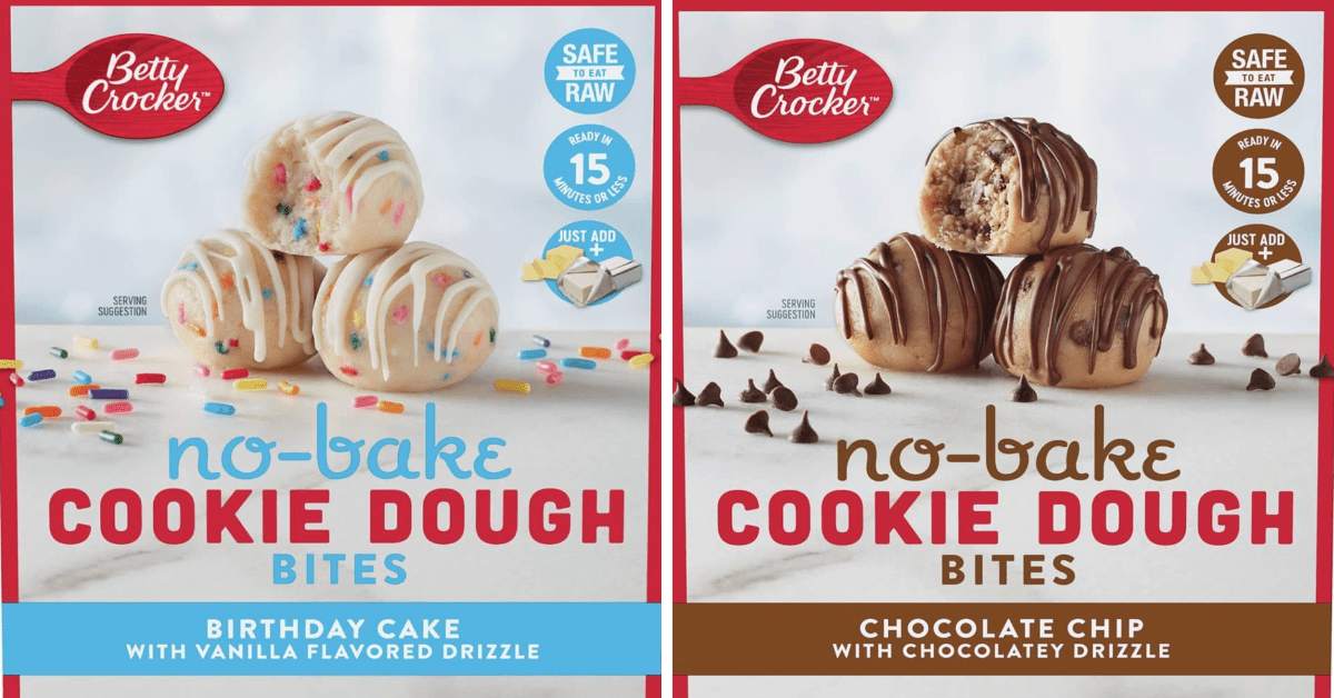 Betty Crocker’s No-Bake Cookie Dough Mix Allows You To Make The Perfect Bite-Size Treat