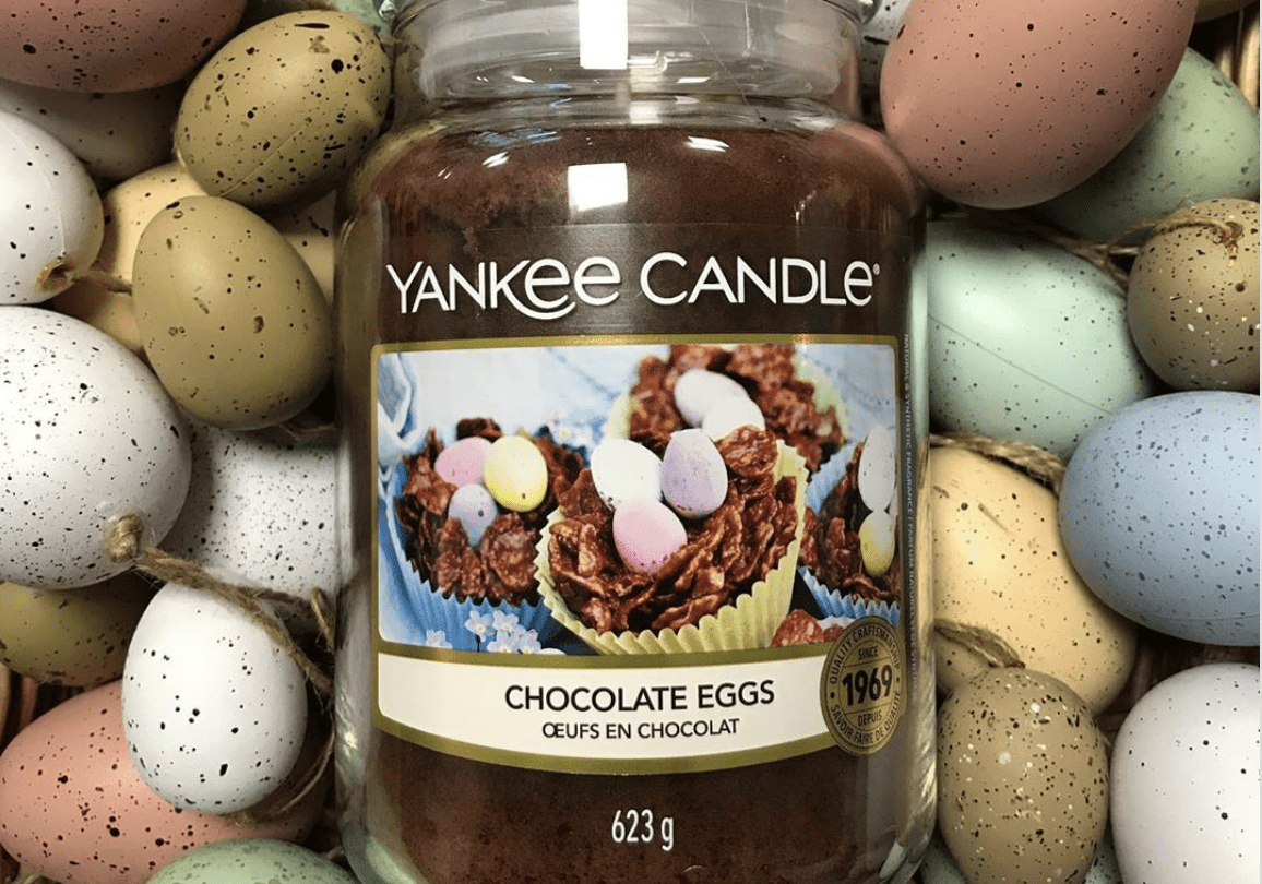 90hr CADBURY CHOCOLATE EASTER EGG Strong Scented OVAL CANDLE GOOD ENOUGH TO EAT! 