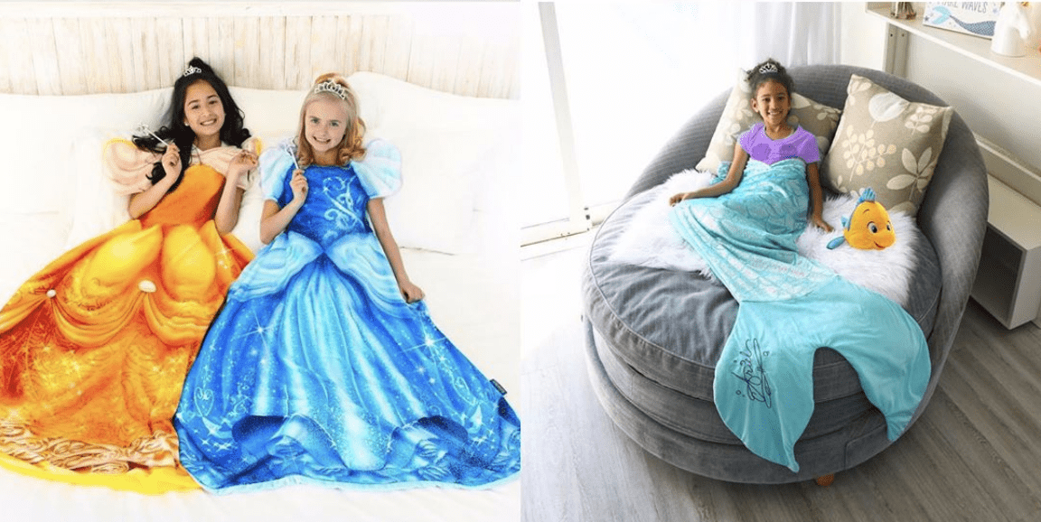 You Can Get A Climb-in Blanket That Turns Your Kids Into a Disney Princess