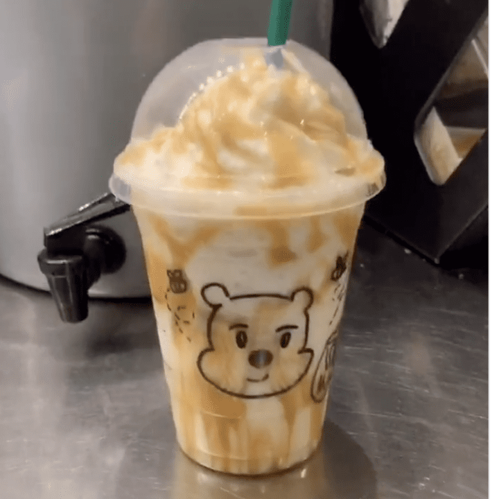 The Winnie The Pooh Frappuccino