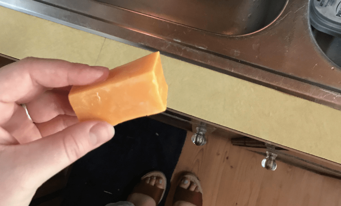 This Woman Thought She Was Washing Her Hands with Soap, It Turned Out to Be Cheese