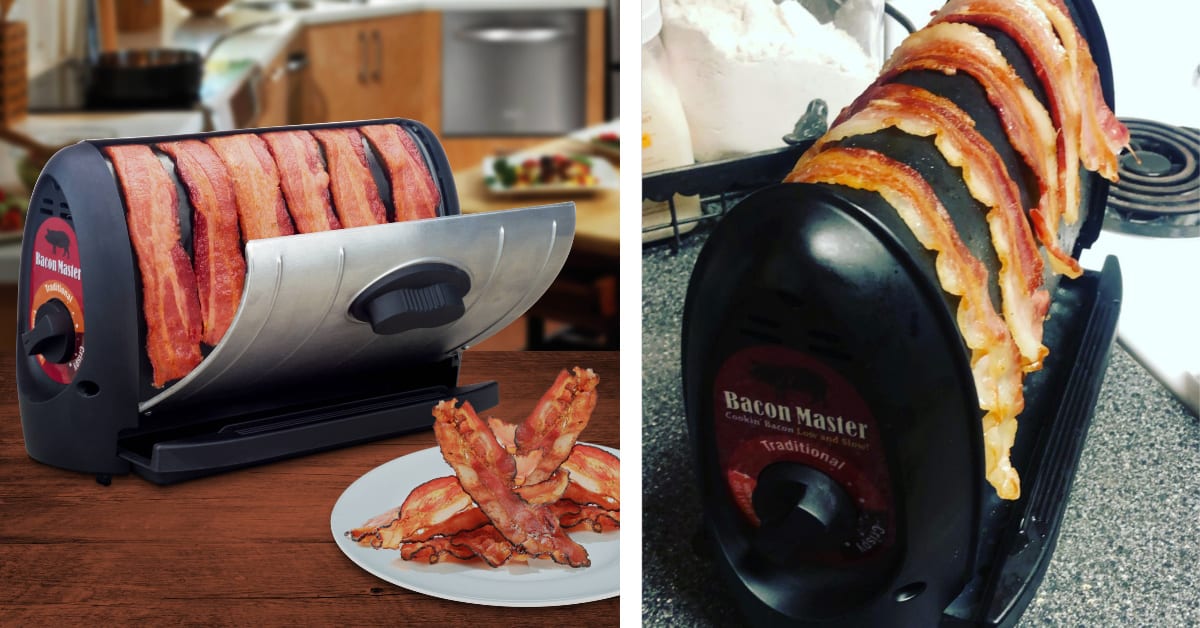 You Can Get An Automatic Bacon Cooker That Makes Loads Of Crispy Bacon in Minutes