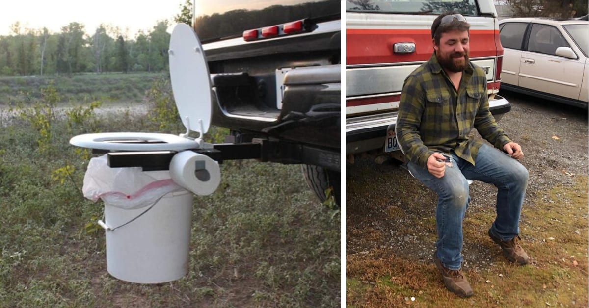 This ‘Bumper Dumper’ Lets You Turn Your Car Hitch Into A Portable Toilet