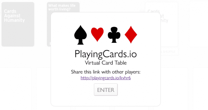 play cards against humanity online with friend