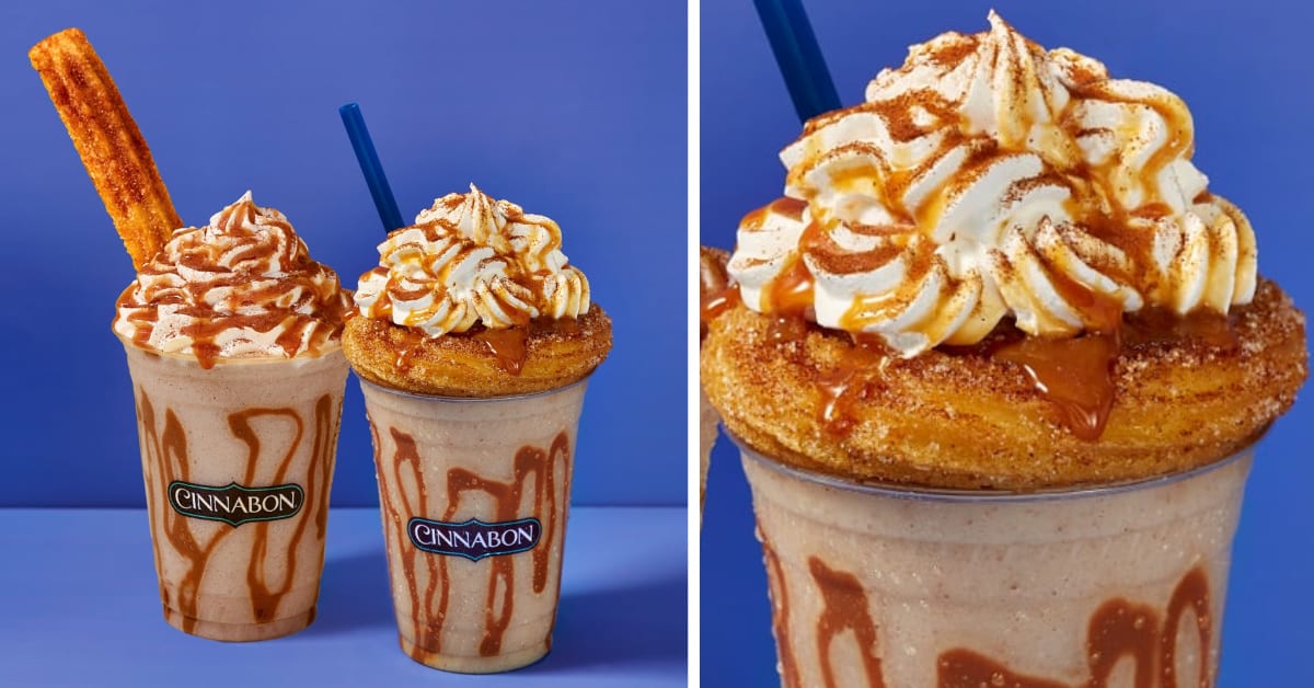 Cinnabon Has a New Chillatta Drink That is Loaded with Churros and Caramel