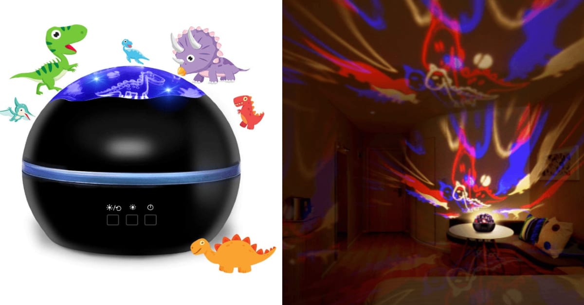 This Nightlight Allows You to Fall Asleep Counting Dinosaurs