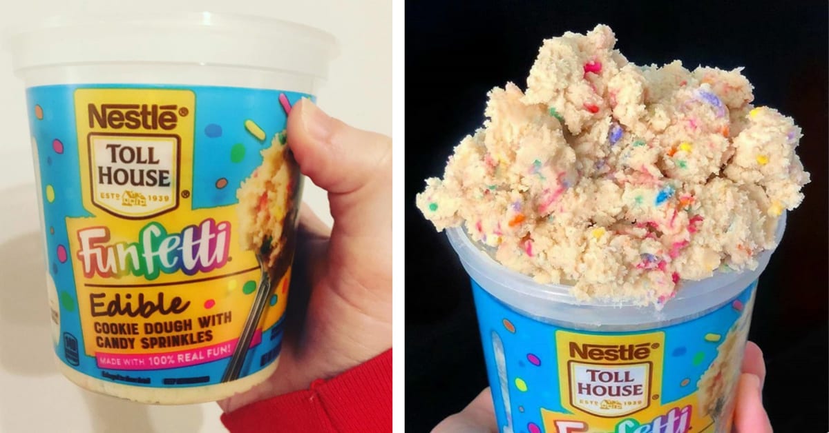 Nestle Tollhouse Has Edible Funfetti Cookie Dough And I’m Ready to Party
