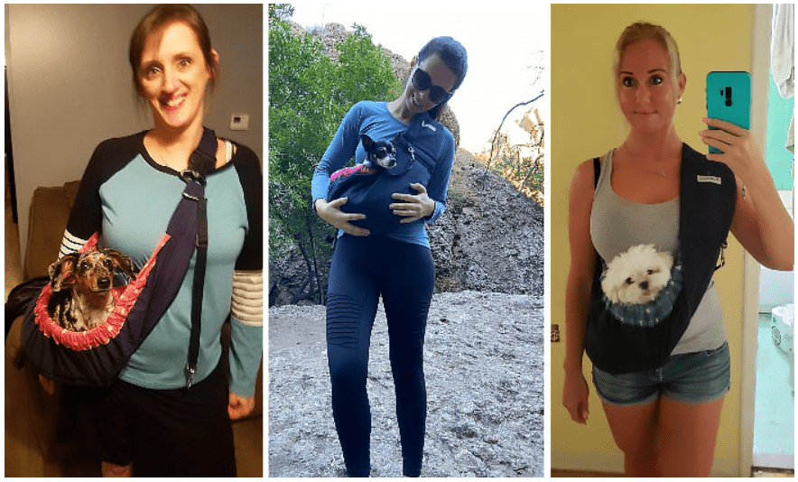 You Can Get a Pet Sling That Lets You Carry Your Dog Or Cat Around Like A Baby