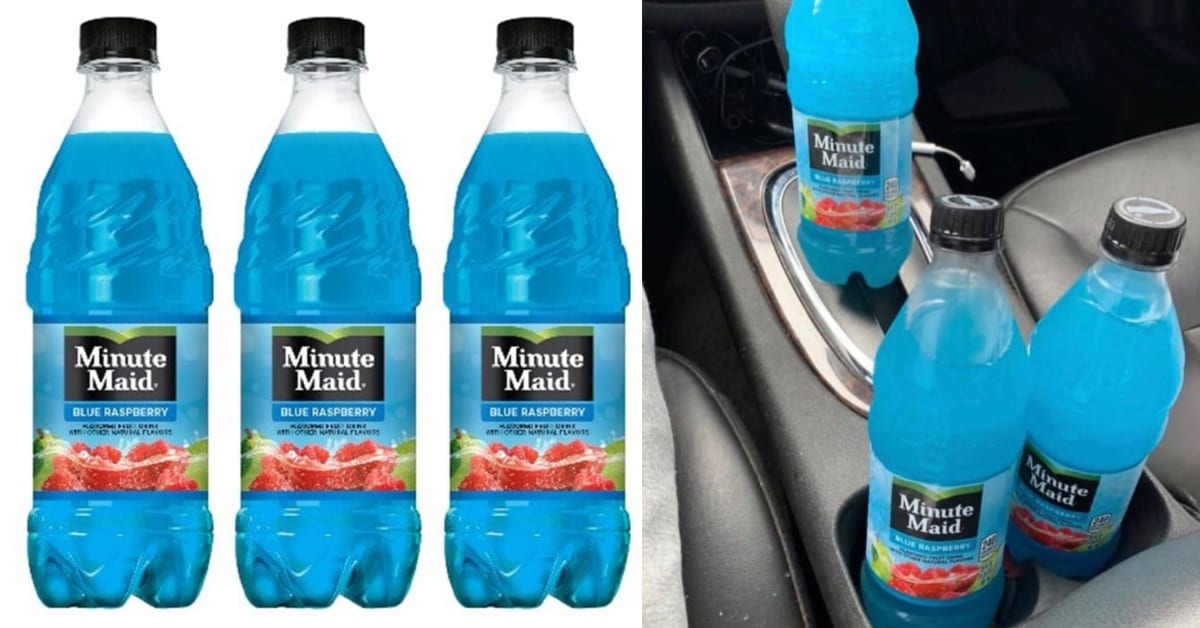 Minute Maid Released A New Blue Raspberry Drink and My Life Is Complete