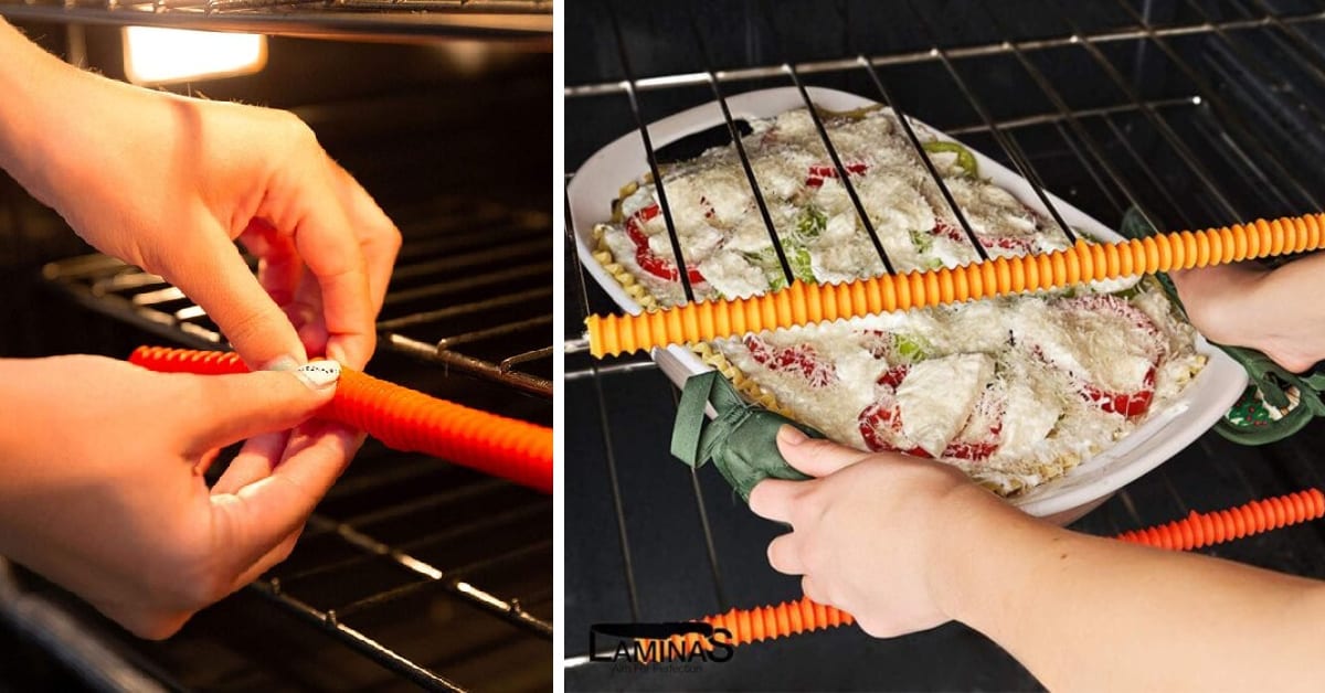 You Can Get Oven Rack Guards That Keep You From Burns When Removing Food From The Oven