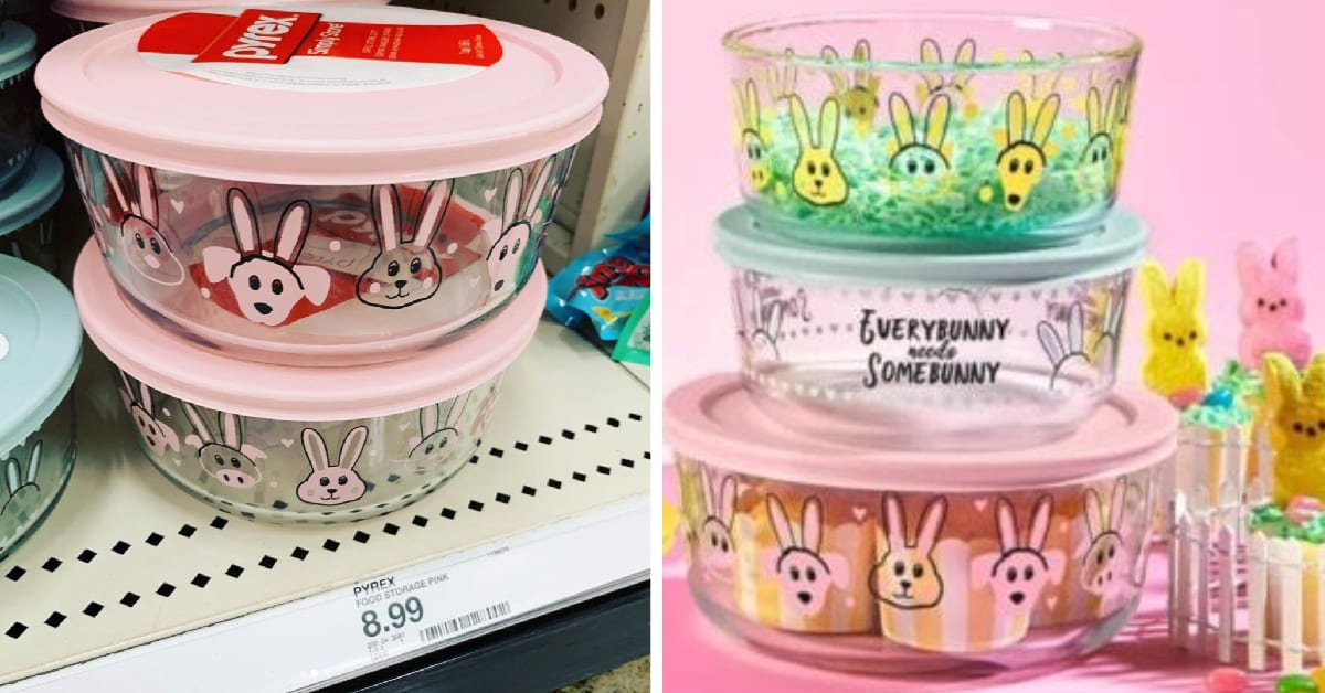 Target Is Selling Pyrex Bunny Storage Containers And I Need Them All