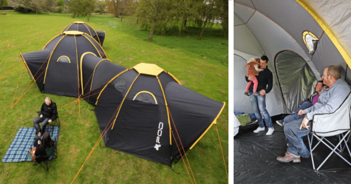 These Tents Let You Party With All Your Friends Under One Roof While Camping