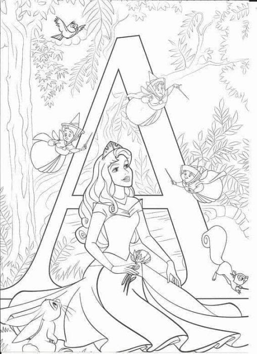 Download You Can Get Free Printable Disney Alphabet Letters For Your Kids To Color