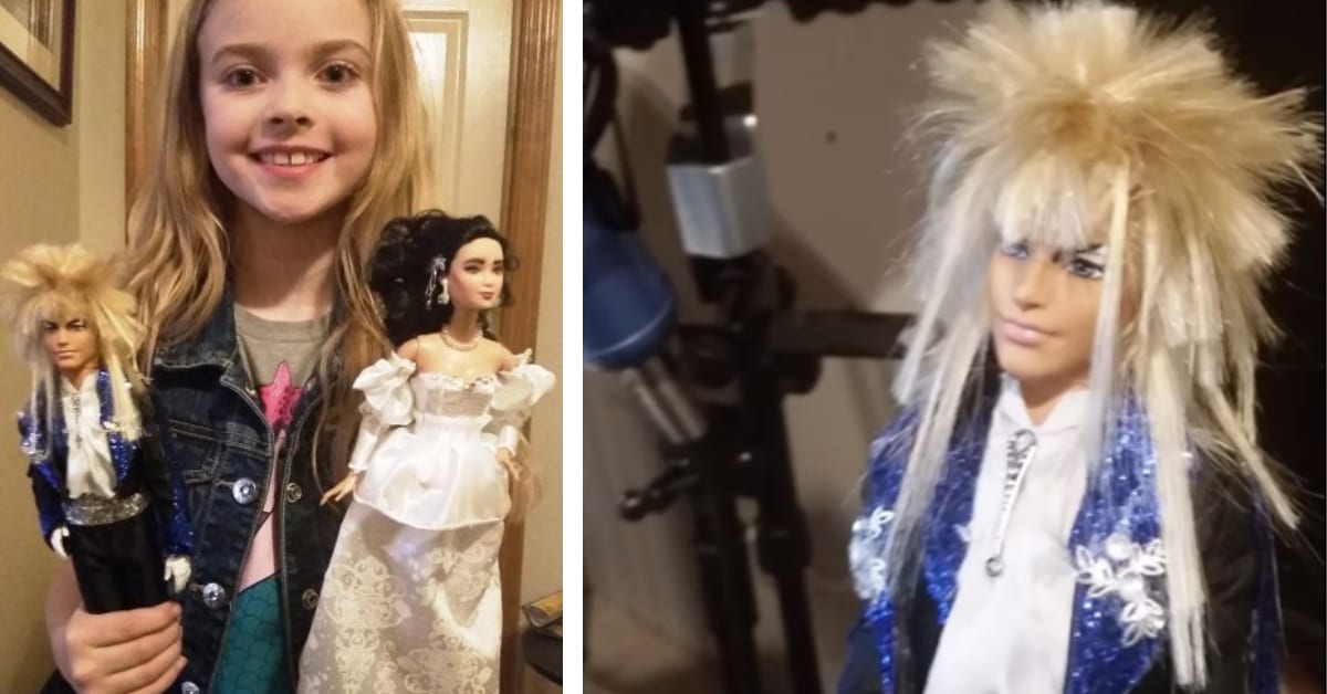 This Dad Turned Barbies Into ‘Labyrinth’ Dolls For His 8-Year-Old Daughter and Now I Want One