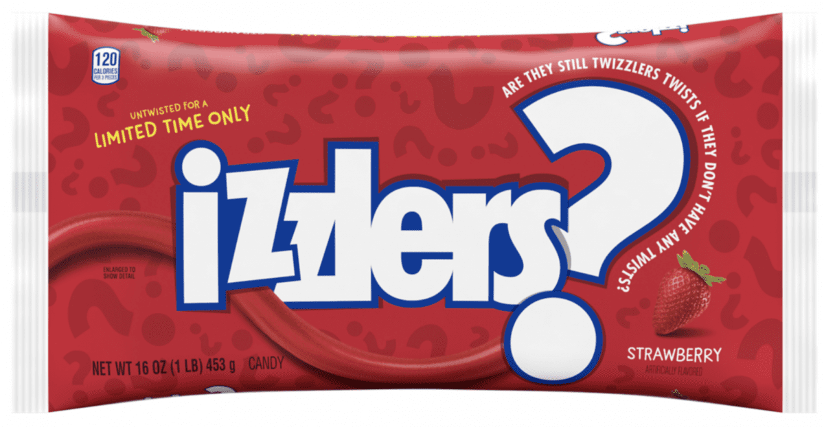 Twizzlers Released An Untwisted Version Of Their Candy and Appropriately Named Them ‘Izzlers’