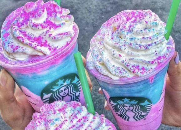 How To Make A Copycat Starbucks Unicorn Frappuccino At Home