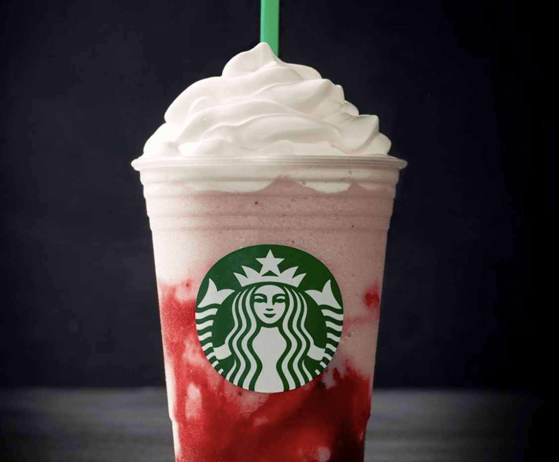 Starbucks Strawberries and Cream Frappuccino