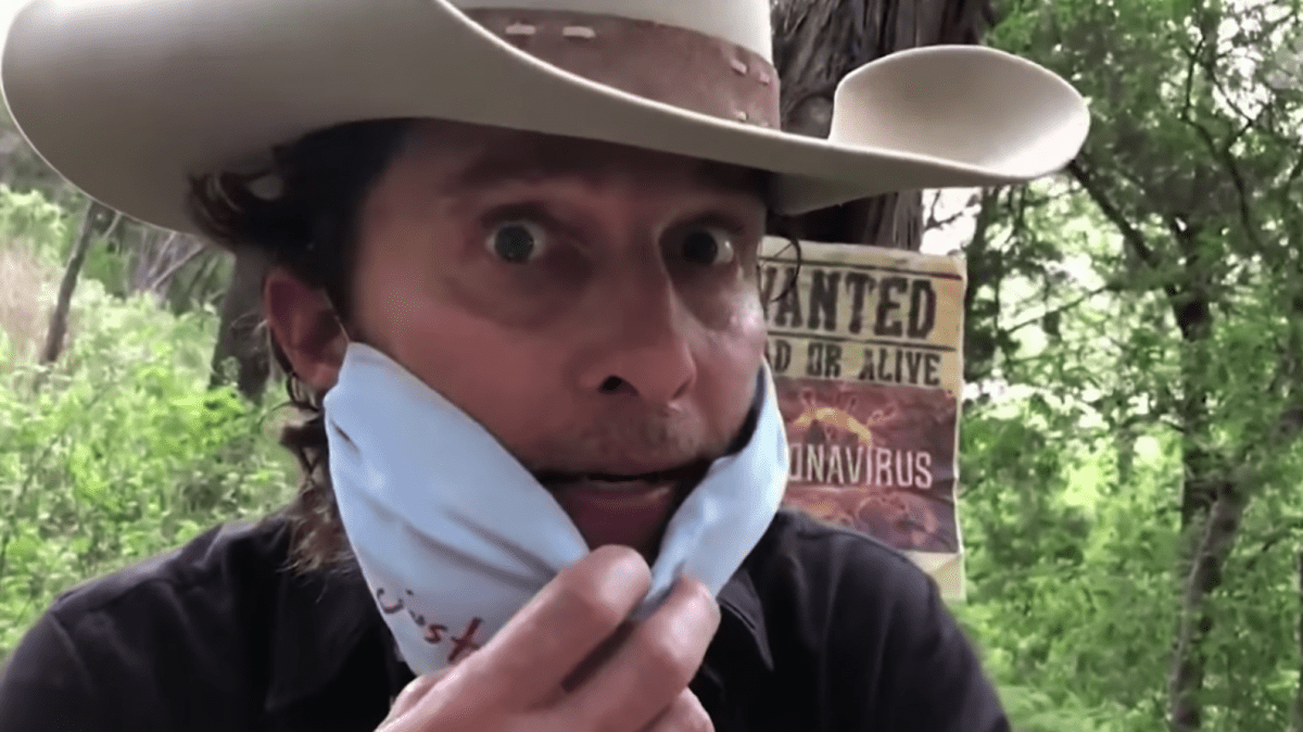 Matthew McConaughey Shows Us How To Make A Face Mask Using A Coffee Filter