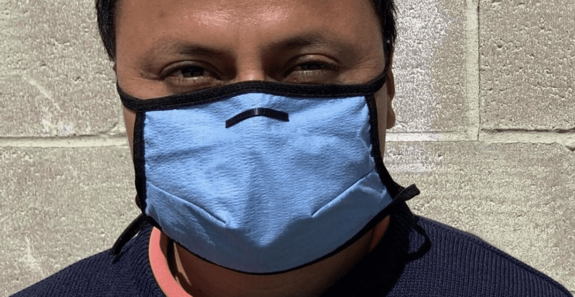 How To Make A No Sew Face Mask Using Blue Shop Towels