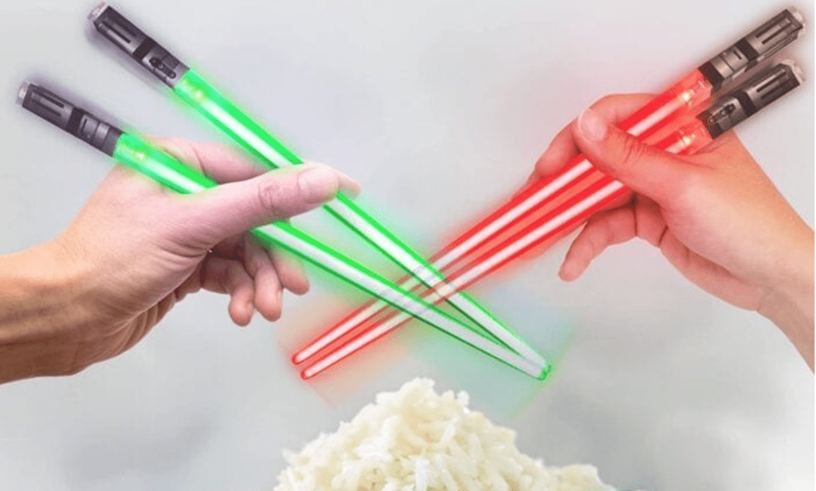You Can Get Lightsaber Chopsticks For A Force That Is Strong With Mealtime