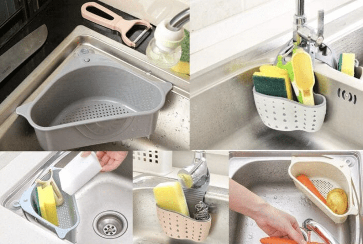 You Can Get A Corner Basket That Will Help Keep Your Kitchen Sink Clean and I Need It