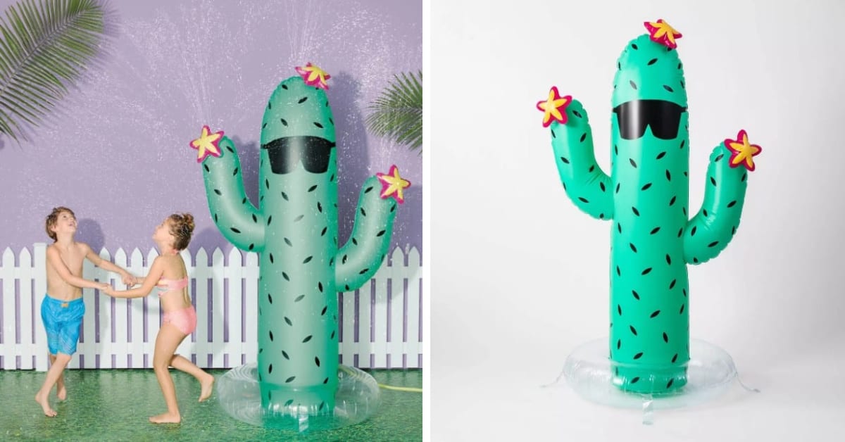 You Can Get A Giant Cactus Water Sprinkler and I Need It