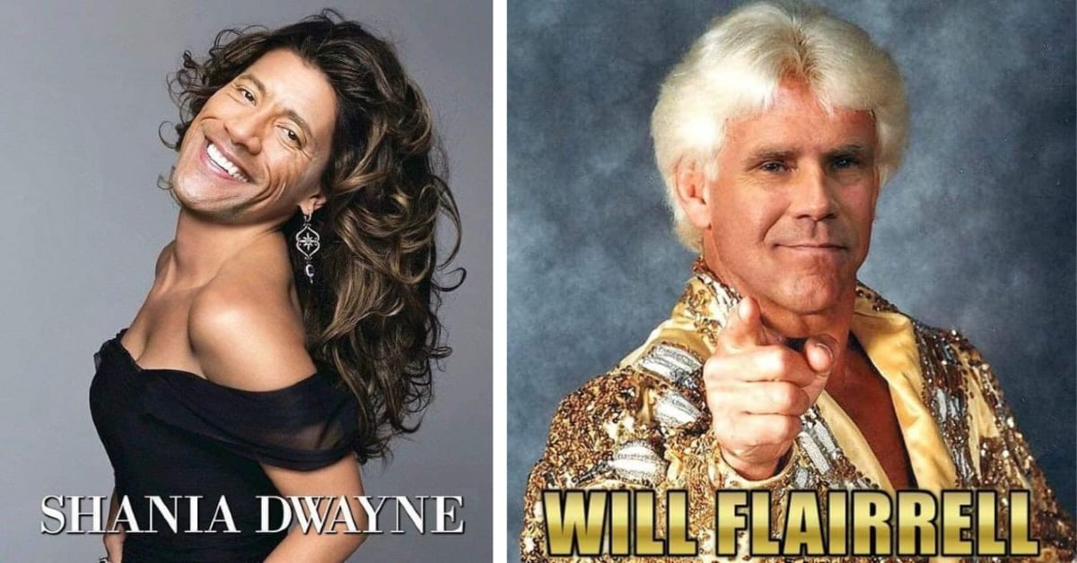 These Celebrity Mashups Are Hilarious And Shania Dwayne Is My Favorite