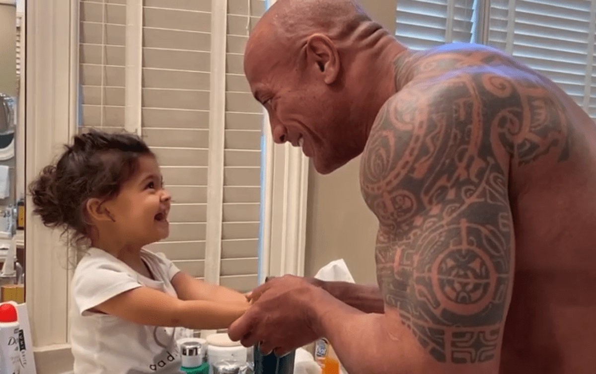 You Can Watch The Rock Sing a Handwashing Song While In His Towel and You’re Welcome
